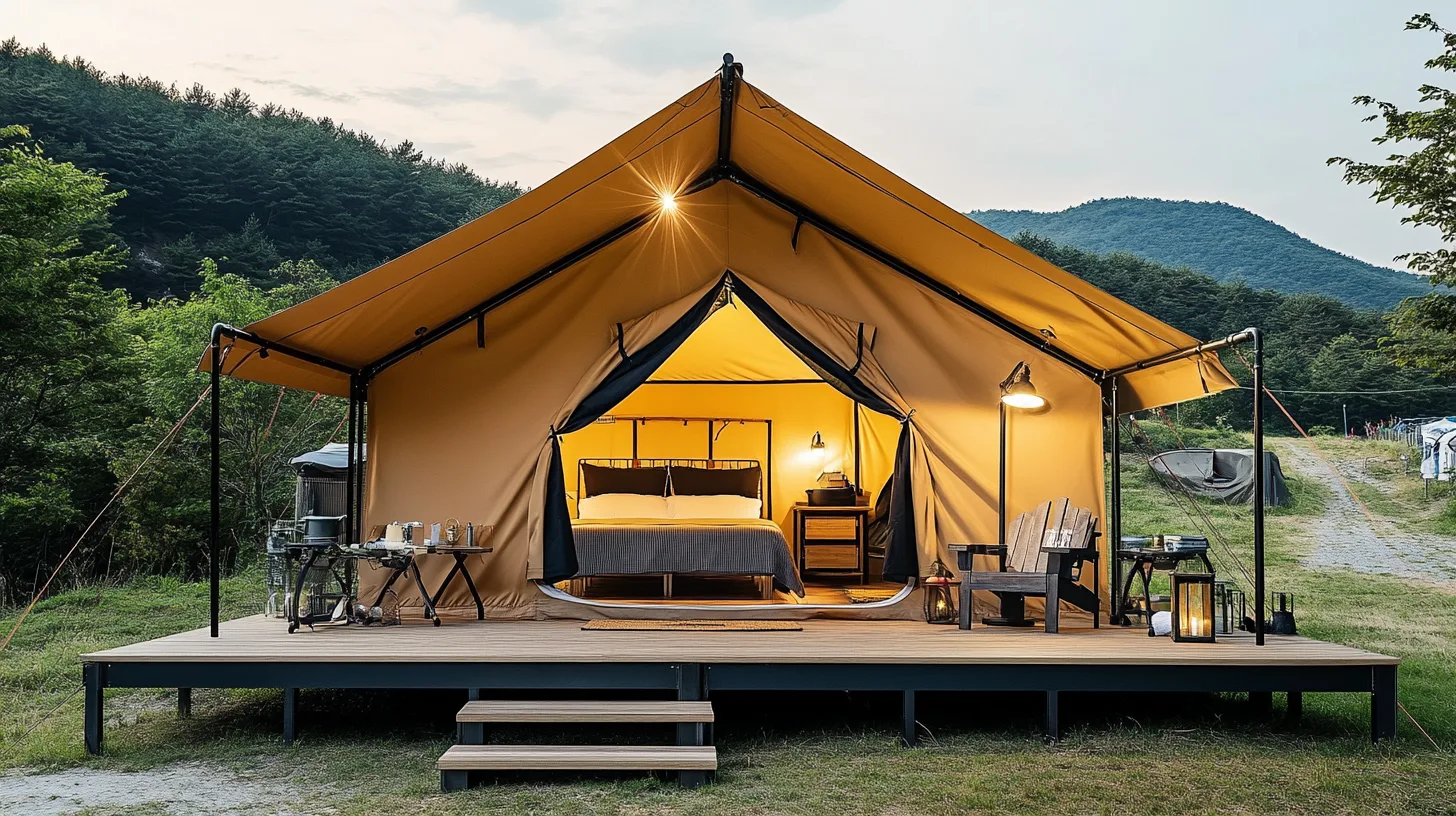 WOCS 프리미엄 글램핑 시공 S-Suite 스위트