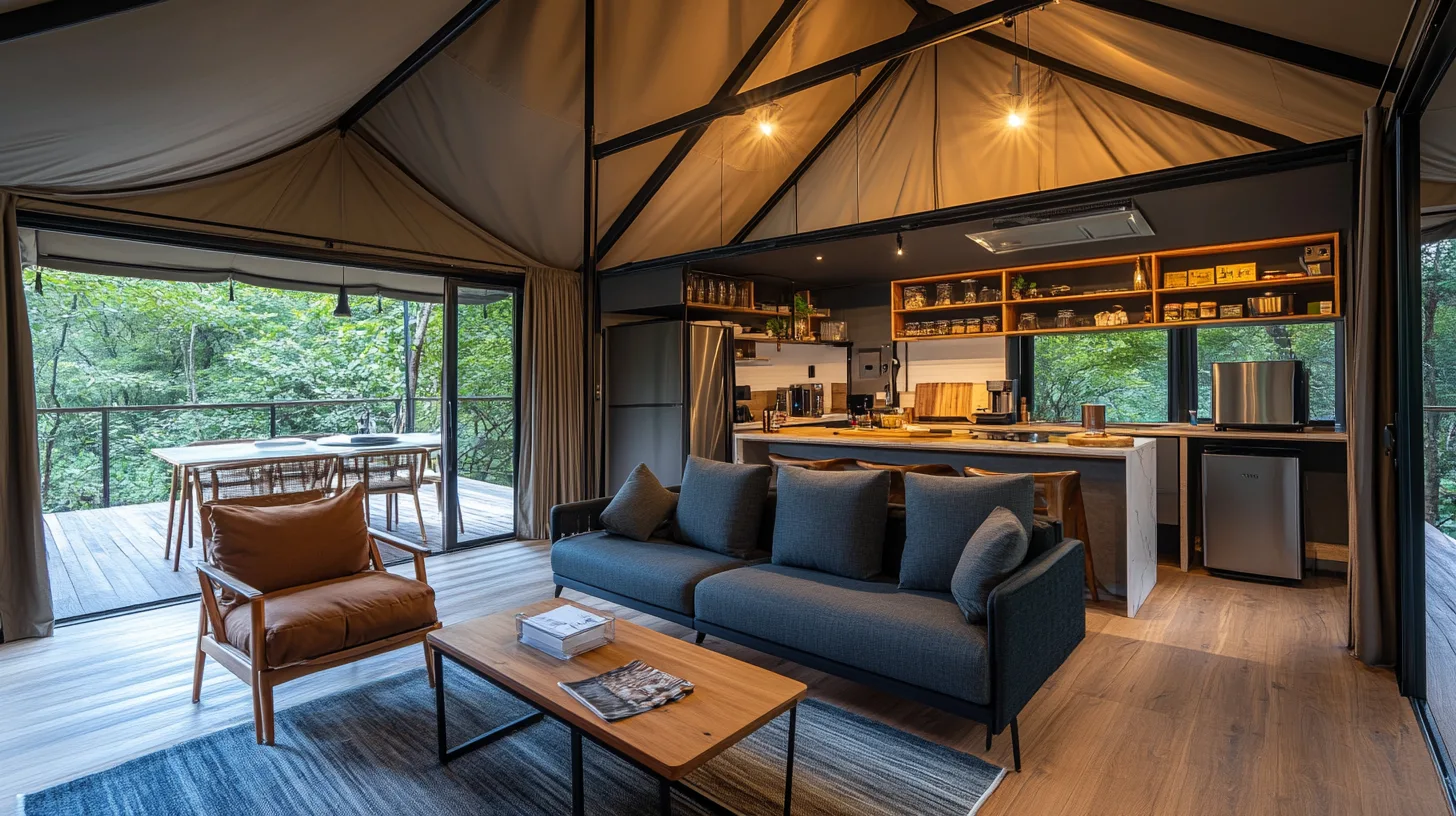 WOCS 프리미엄 글램핑 시공 S-Suite 스위트