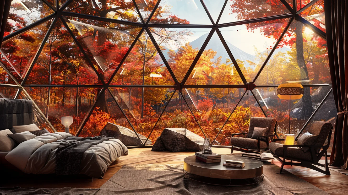 WOCS 프리미엄 글램핑 시공 D-시리즈 돔