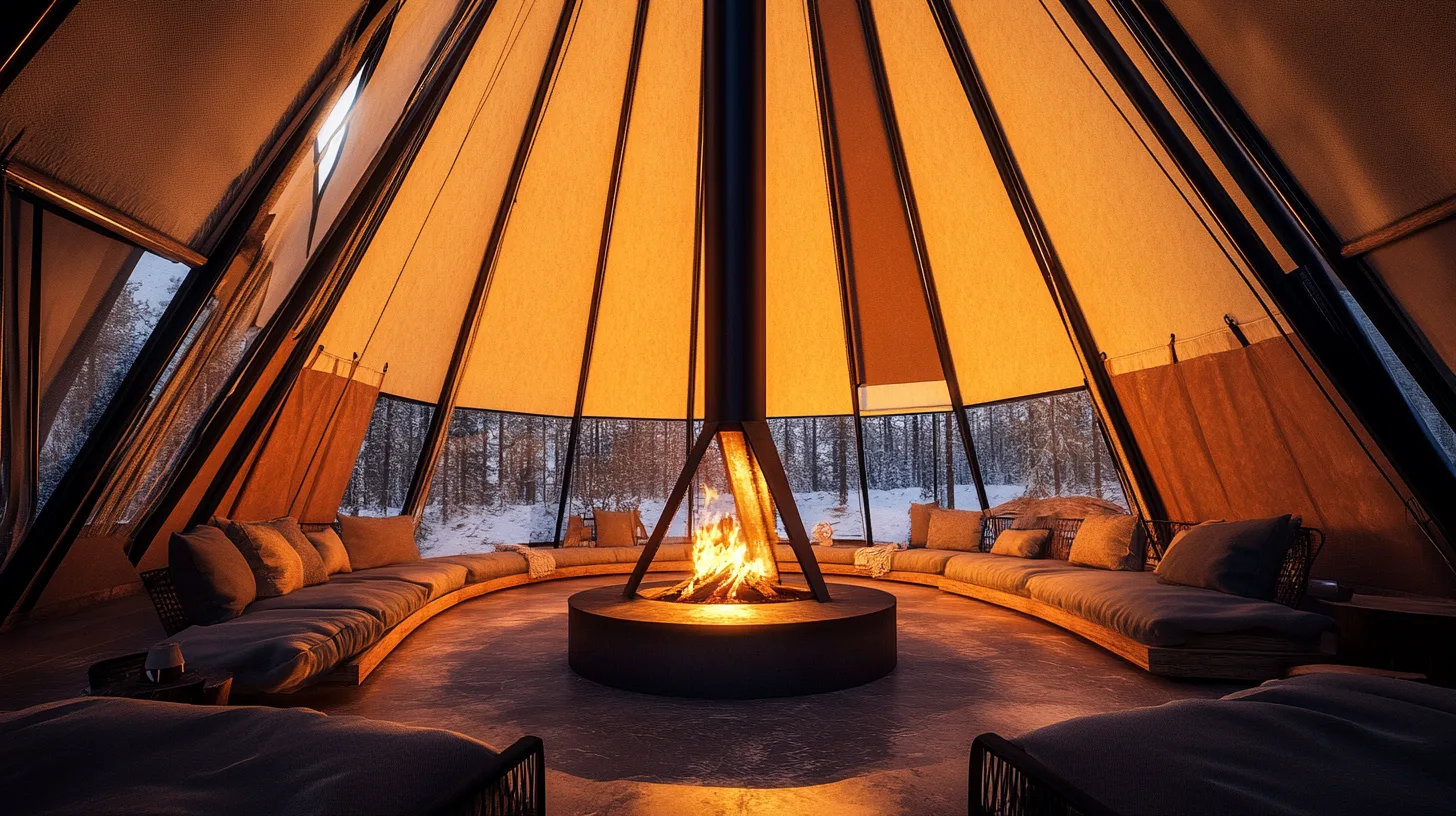 WOCS 프리미엄 글램핑 시공 Signature-H 헥사 라운지