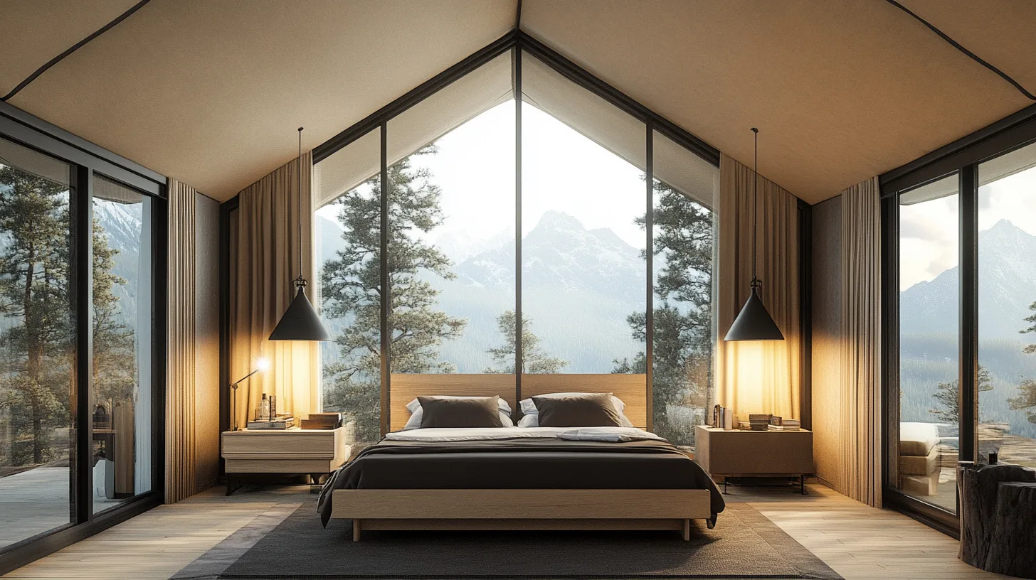 WOCS 프리미엄 글램핑 시공 Signature-T 트라이앵글 독채