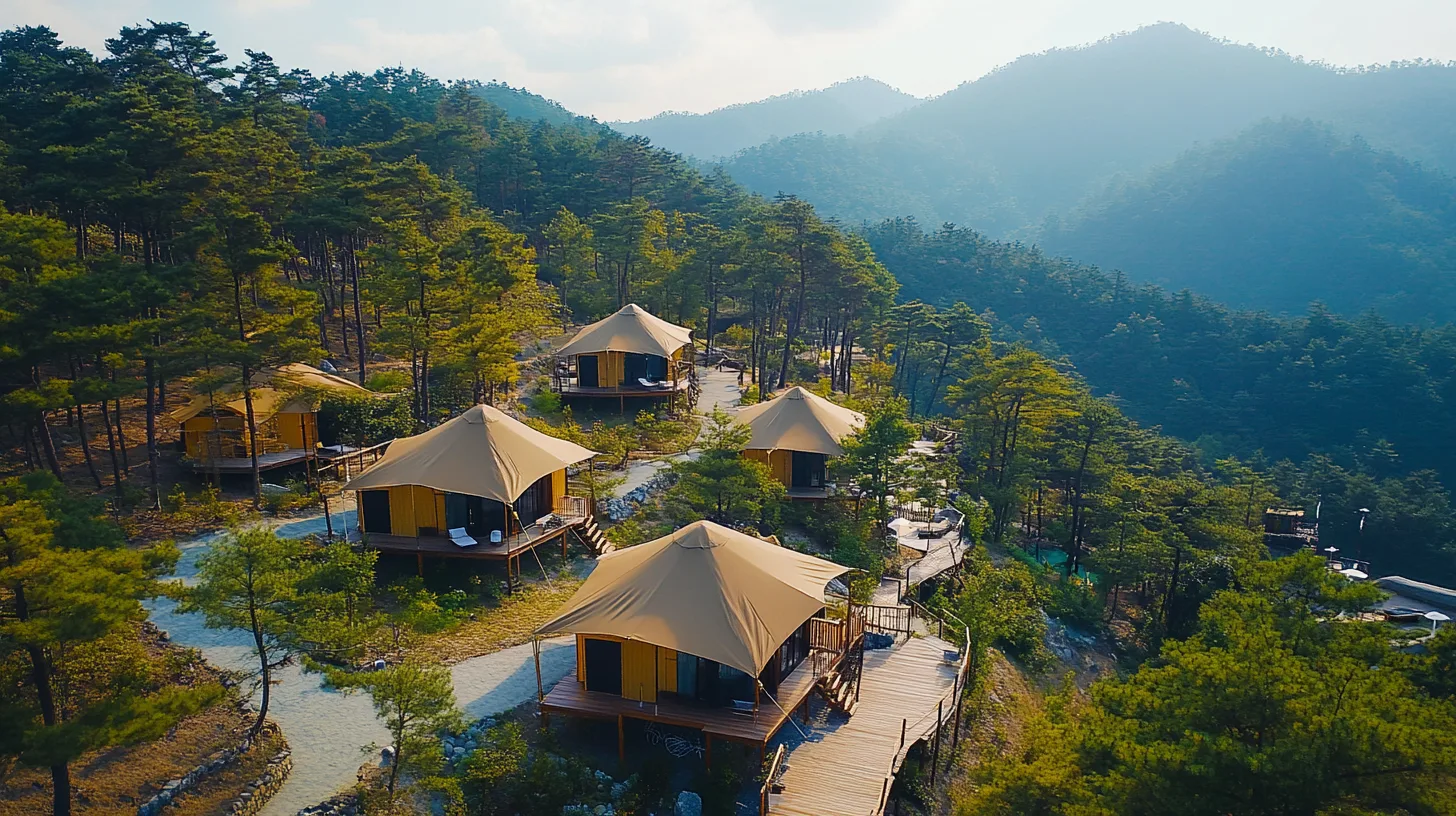 온천 · 스파 글램핑