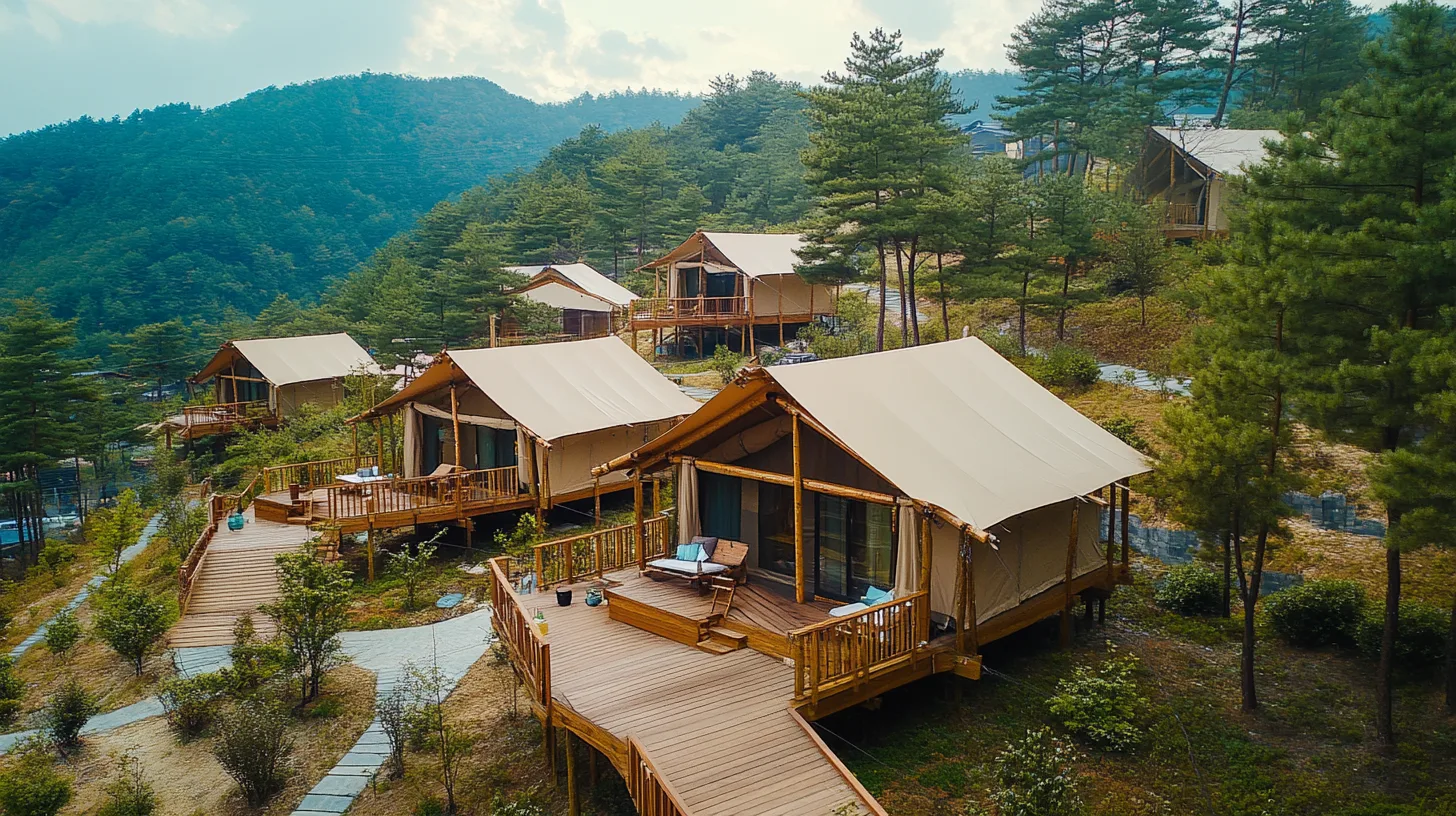 WOCS 프리미엄 글램핑 시공 WOCS 모듈러 시스템