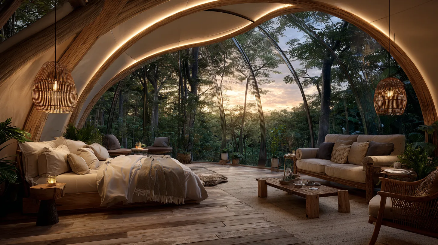 WOCS 프리미엄 글램핑 시공 D-시리즈 돔